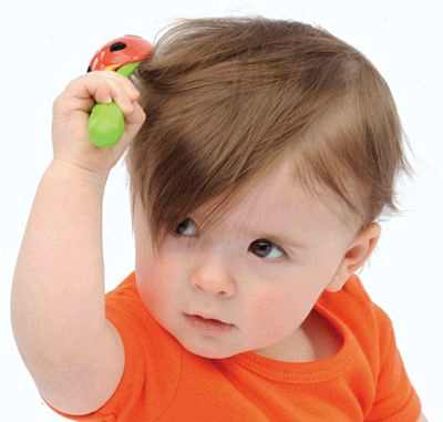 цвет волос у ребенка до года
